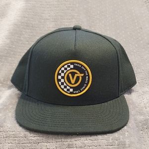 VANS Checker 66 Pine Needle Black 110 Snapback Adjustable Wool Hat Streetwear